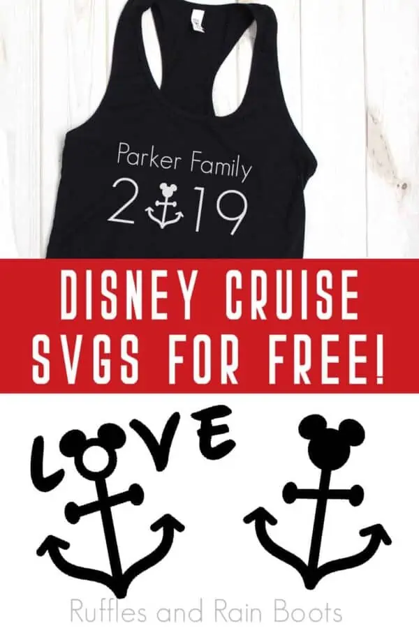 adorable family shirts for Disney cruise made with free disney Cruise svg files