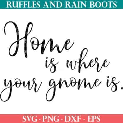 home is where your gnome is svg