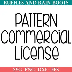 pattern commercial use