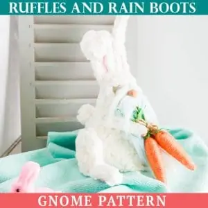 Easter Bunny no-sew Gnome Pattern