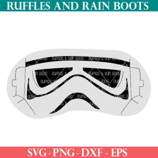 Stormtrooper mask cut file set for eye masks