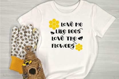 Bee Love SVG file set for cricut or silhouette
