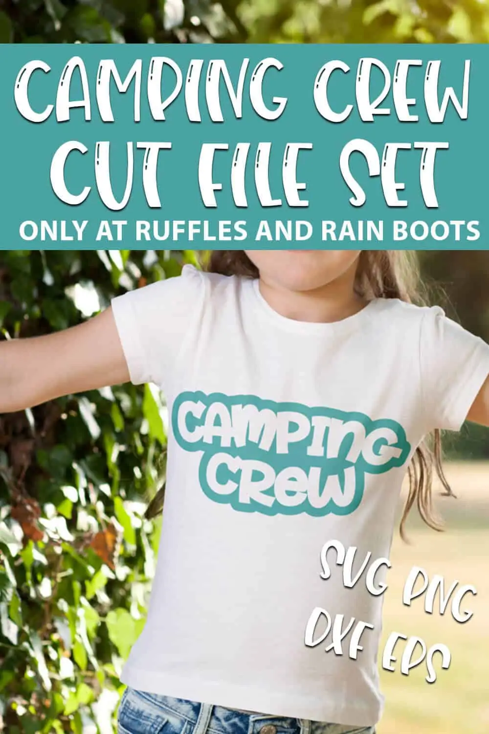 camping crew and let's go camping svg sets for cricut or silhouette with text which reads camping crew cut file set svg png dxf eps