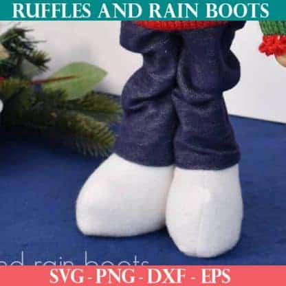 Winter Bootie gnome boot pattern