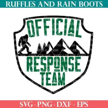 official response team big foot svg