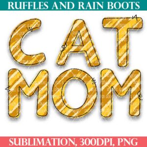 animal print free sublimation file cat mom from ruffles and rain boots