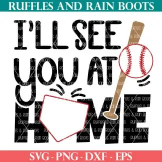 premium baseball svg with offset home base from ruffles and rain boots