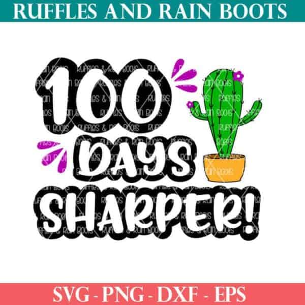 100 Days Sharper Cactus sublimation file