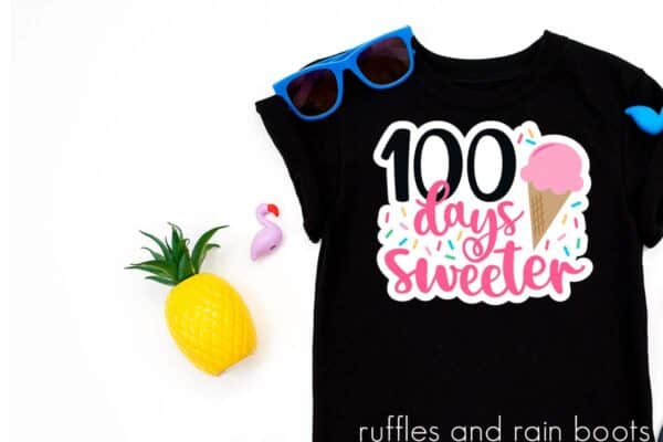 100 Days of School Sweeter Ice Cream SVG