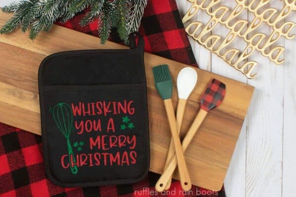 Whisking You A Merry Christmas svg for christmas baking cricut crafts