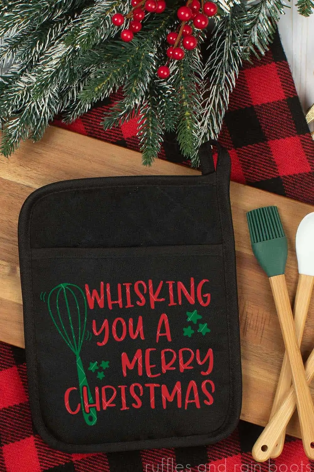 Whisking You A Merry Christmas svg set for cricut or silhouette